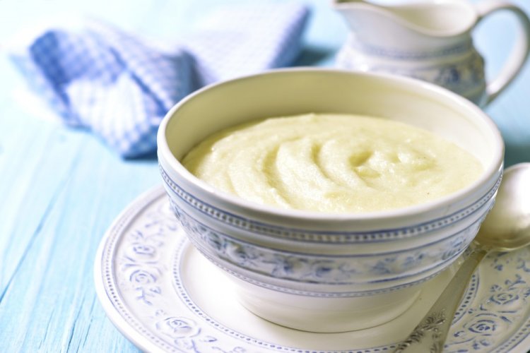 Semolina Porridge with Rice Milk