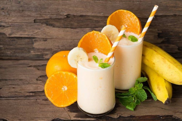 Orange Smoothie with Rice Milk
