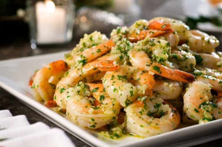 Shrimp in Garlic Sauce