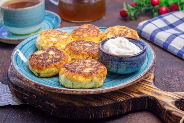 Dukan Syrniki (Cottage Cheese Pancakes)