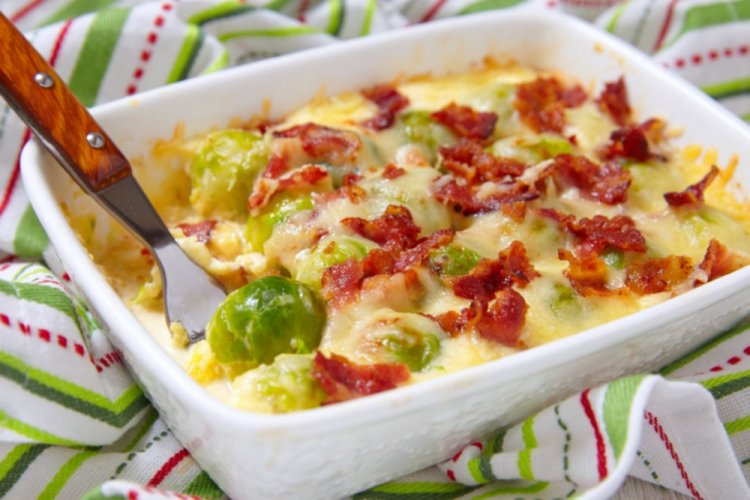 Keto Brussels Sprout Casserole