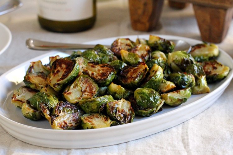 Baked Brussels Sprouts for Dinner