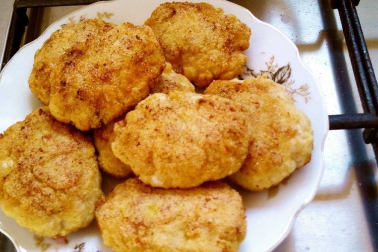 Chicken Cutlets with Corn Flour in the Oven