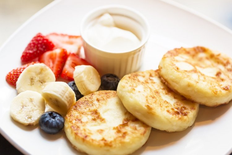Low-Calorie Banana Syrniki
