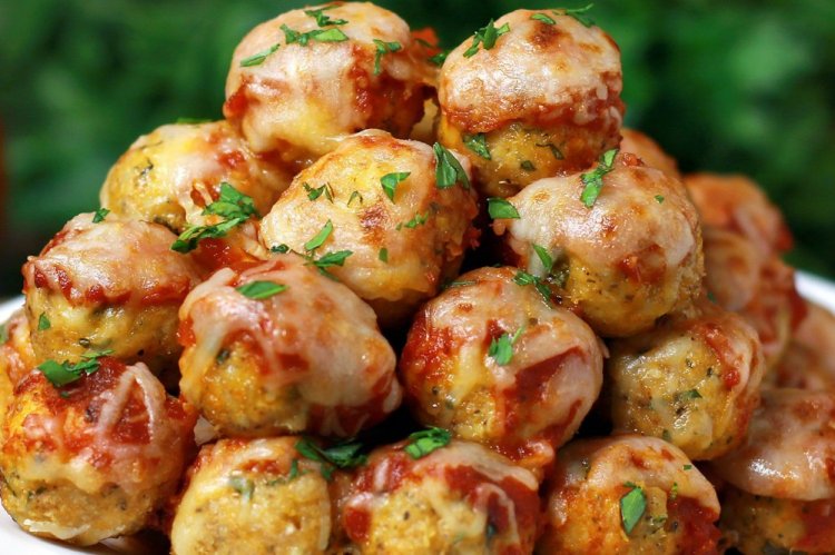 Cheesy Turkey Meatballs