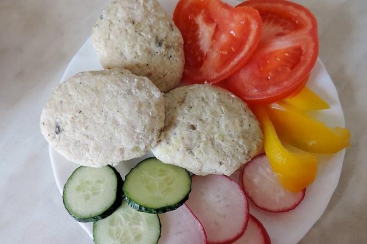 Steamed Pollock Cutlets