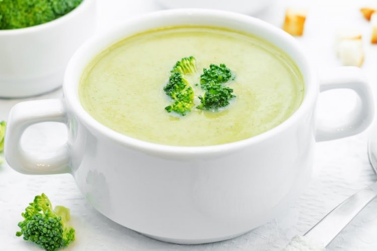 Cauliflower and Broccoli Cream Soup