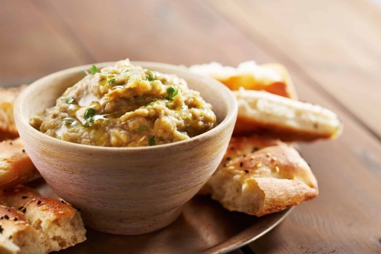 Baba Ghanoush without Tahini