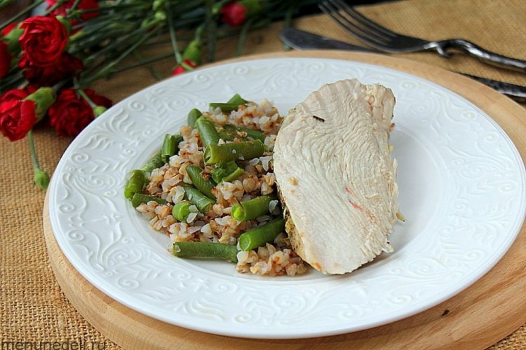 Buckwheat with Turkey in the Oven