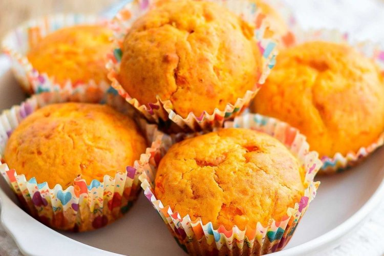 Cottage Cheese Muffins with Pumpkin