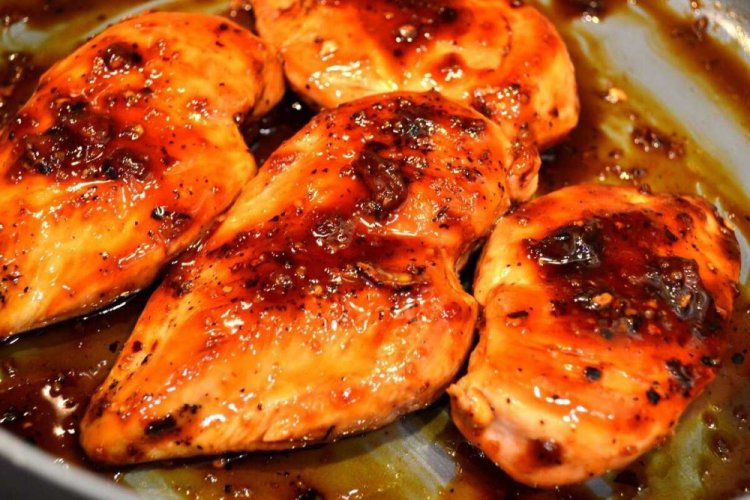 Chicken Fillet with Soy Sauce in the Oven