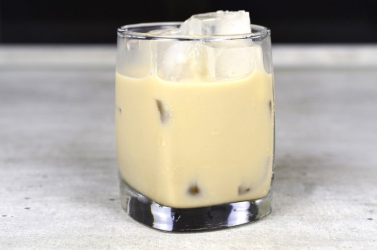 White Russian with Chocolate Syrup