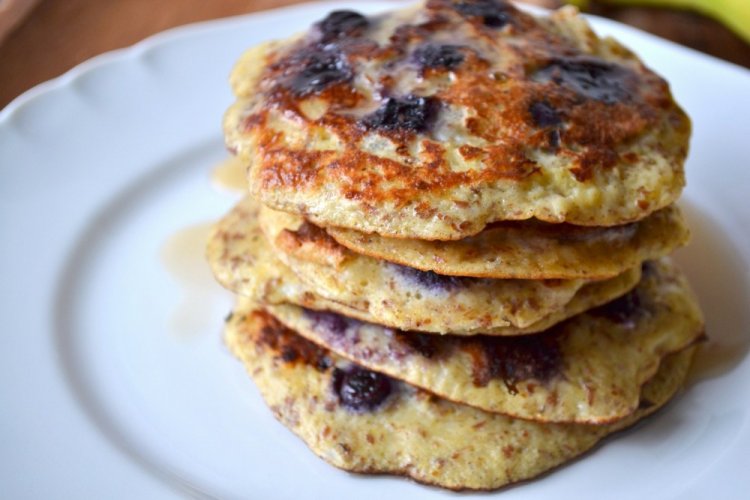 Tortitas de avena con bayas