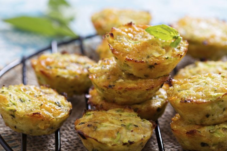 Muffins dietéticos de calabacín