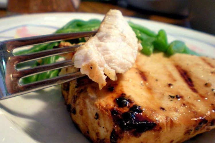 Wolffish Steaks with Soy Sauce in the Oven