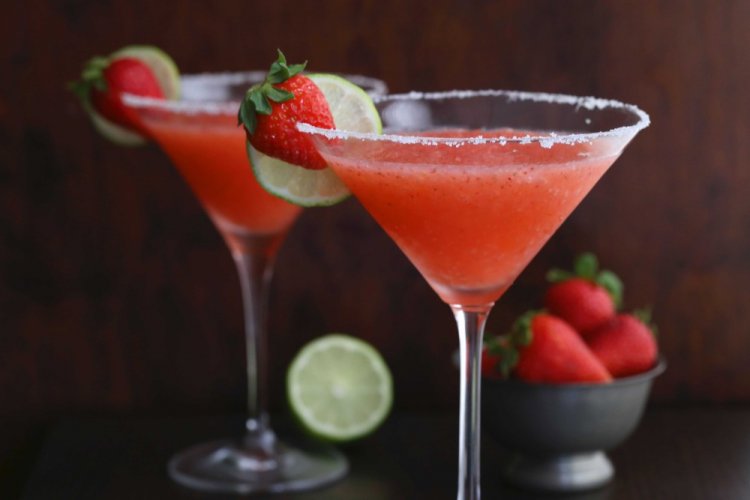 Daiquirí de Fresa sin Alcohol
