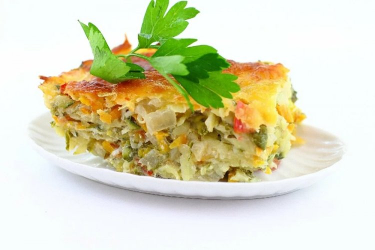 Steamed Zucchini and Eggplant Casserole
