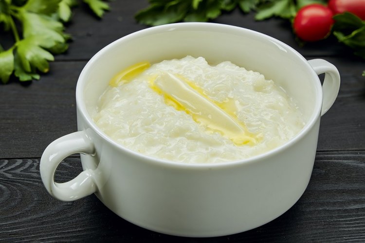 Arroz con leche de cabra