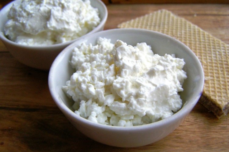 Requesón de leche de cabra