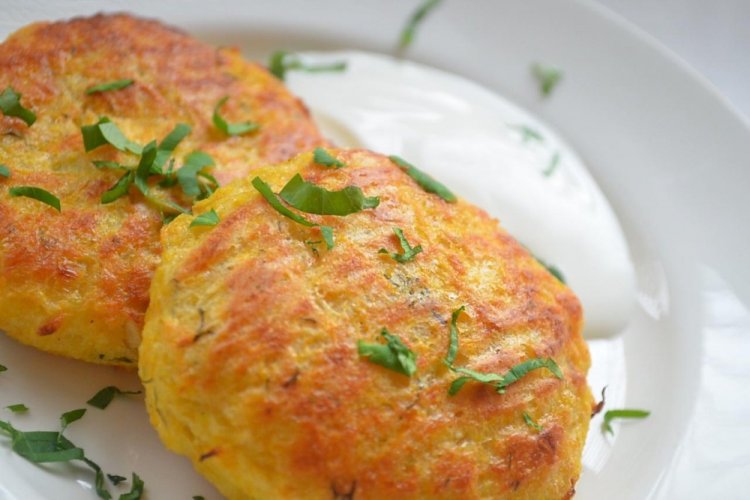 Turkey Cutlets with Pumpkin in the Oven