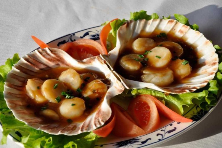 Scallops with Soy Sauce