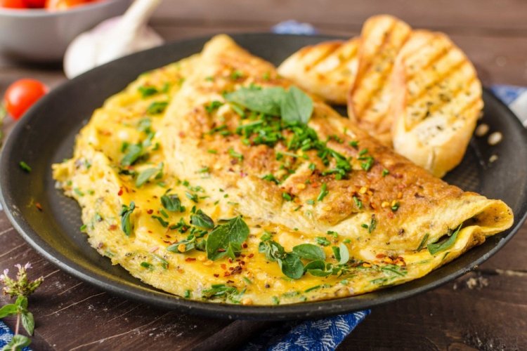 Tortilla con leche de soja