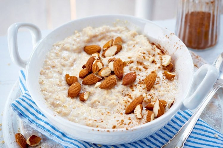 Avena nocturna con leche de soja