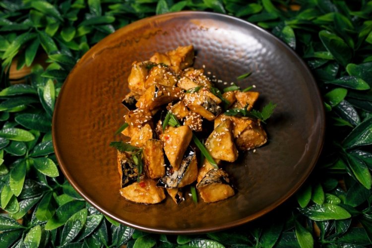 Eggplant in Oyster Sauce