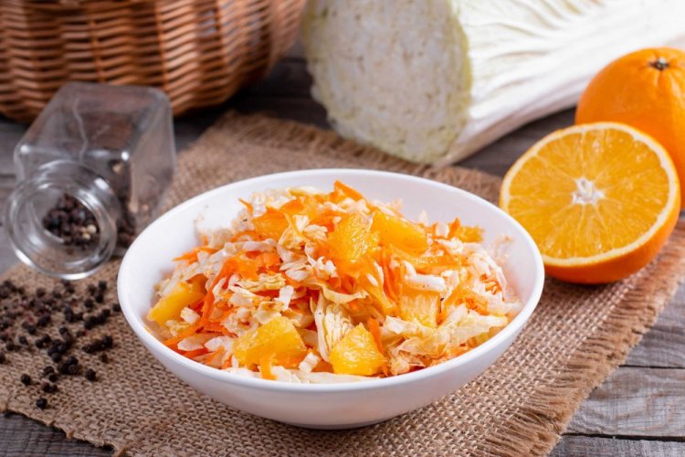 Rhubarb and Orange Salad