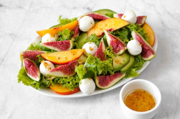 Ensalada de higos y nectarinas