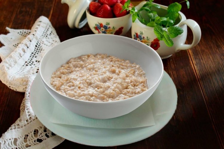 Avena con agua