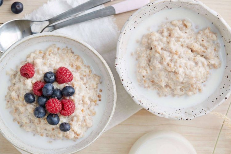 Avena con leche