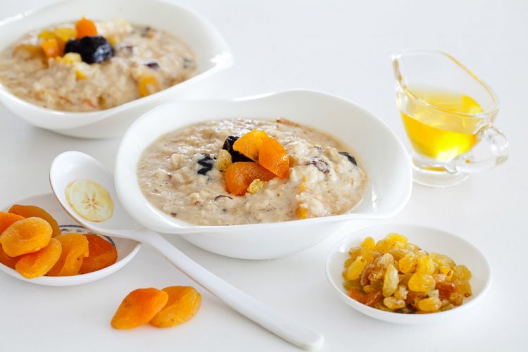 Avena con frutos secos