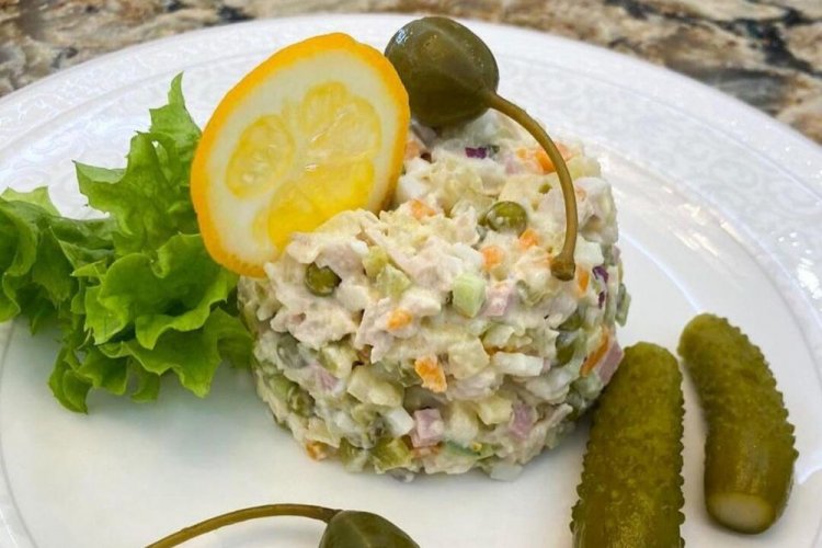 Olivier Salad with Capers