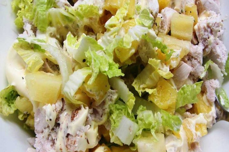 Boiled Meat and Orange Salad