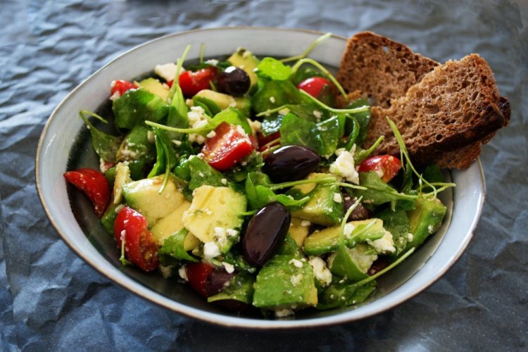 Avocado and Olive Salad