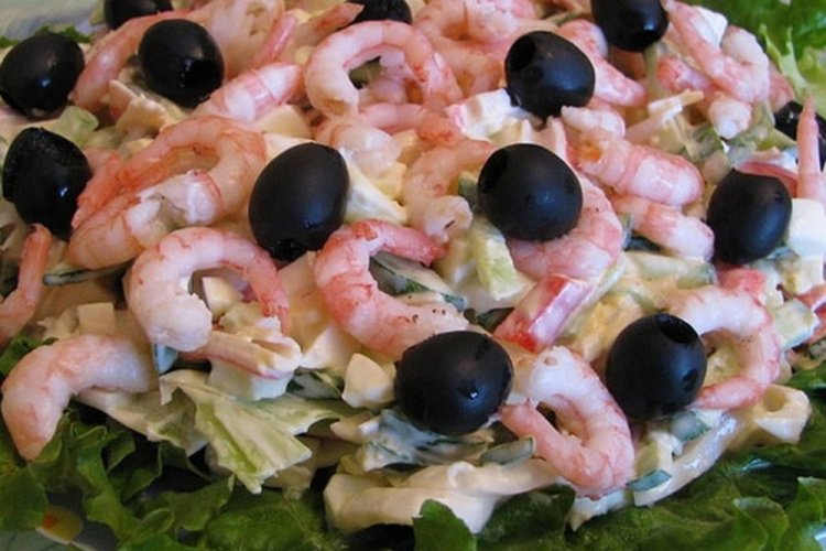 Shrimp and Olive Salad
