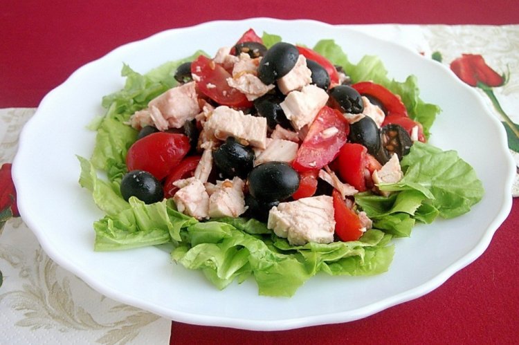 Chicken and Olive Salad