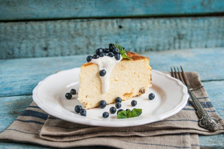 Pastel de requesón rápido