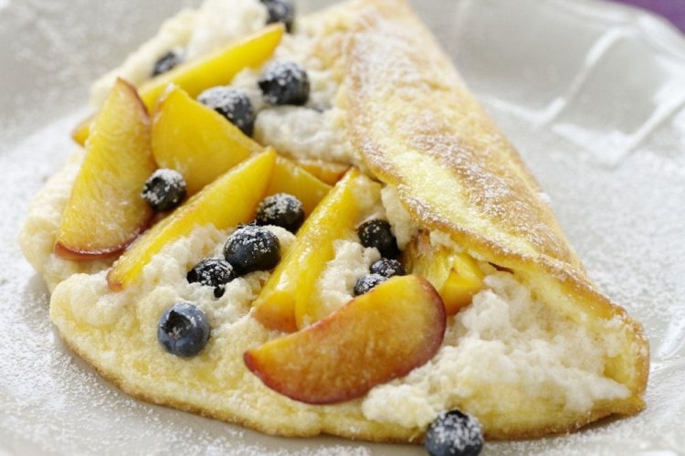 Tortilla dulce de requesón