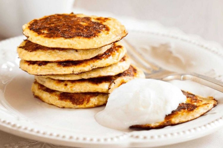 Tortitas con requesón