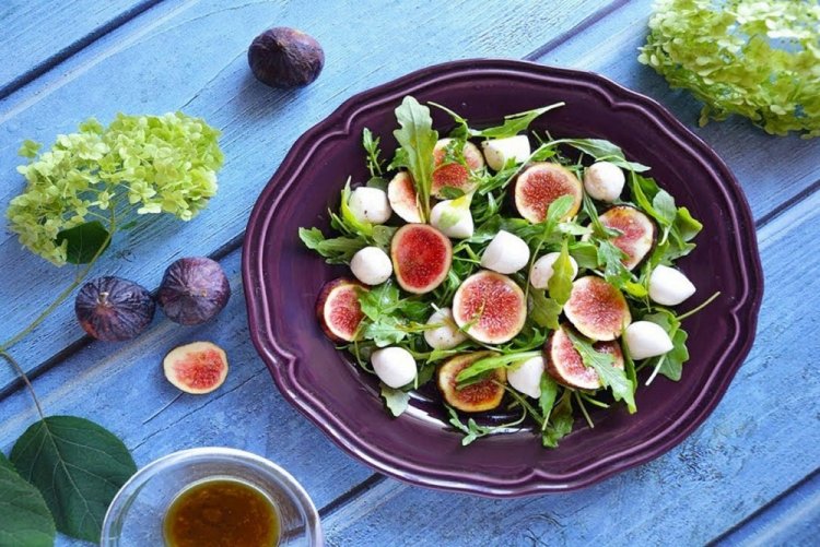 Ensalada de higos y mozzarella