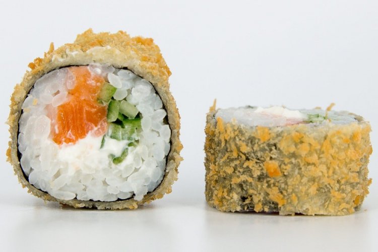 With Salmon and Cheese