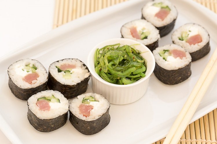 Filling with Fresh Tuna and Cucumber