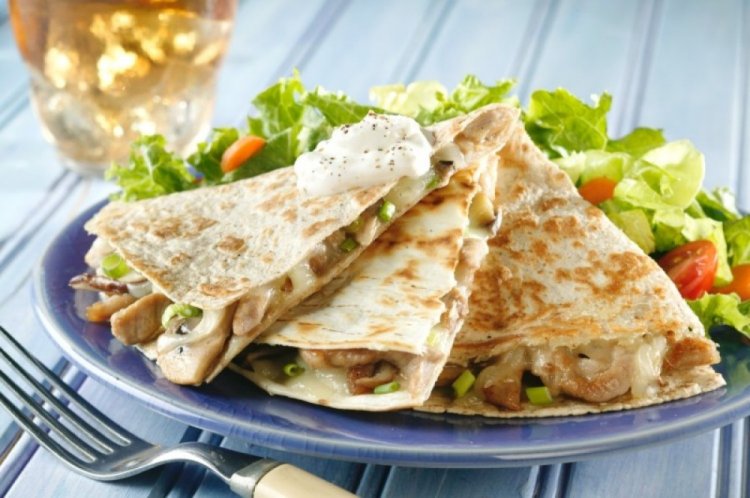 Tortilla con pavo para el desayuno