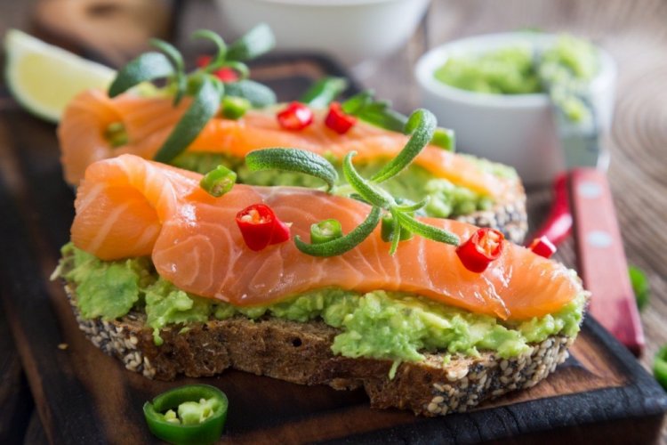 Avocado and Red Fish Toast