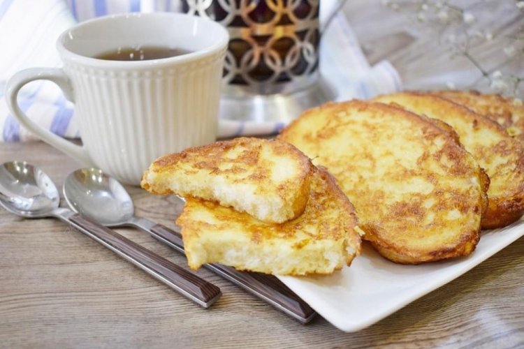 French Toast with Egg and Milk