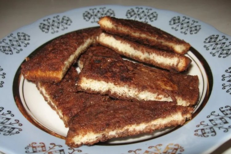 Chocolate French Toast with Egg and Kefir