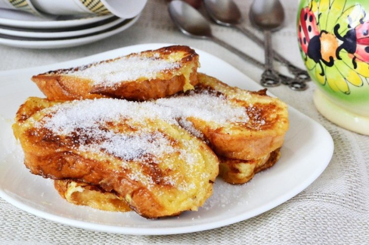 Sweet French Toast with Egg