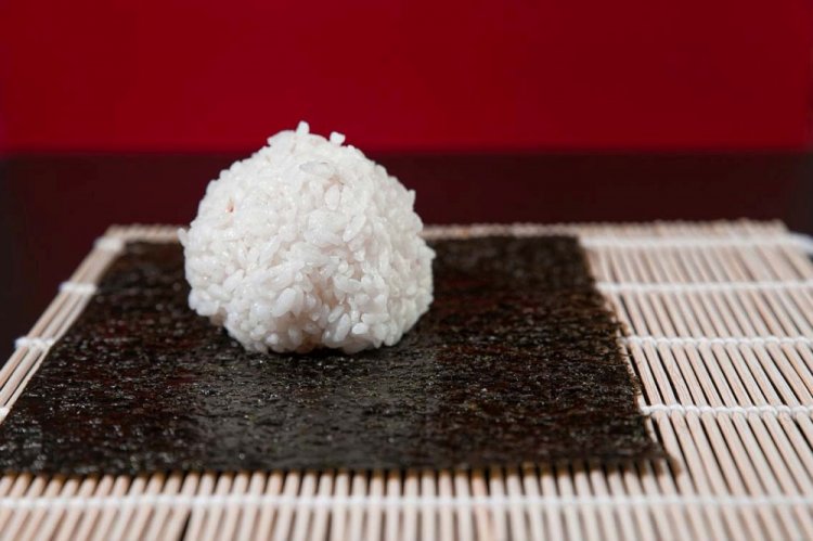 Rice for Sushi and Rolls with Lemon Juice